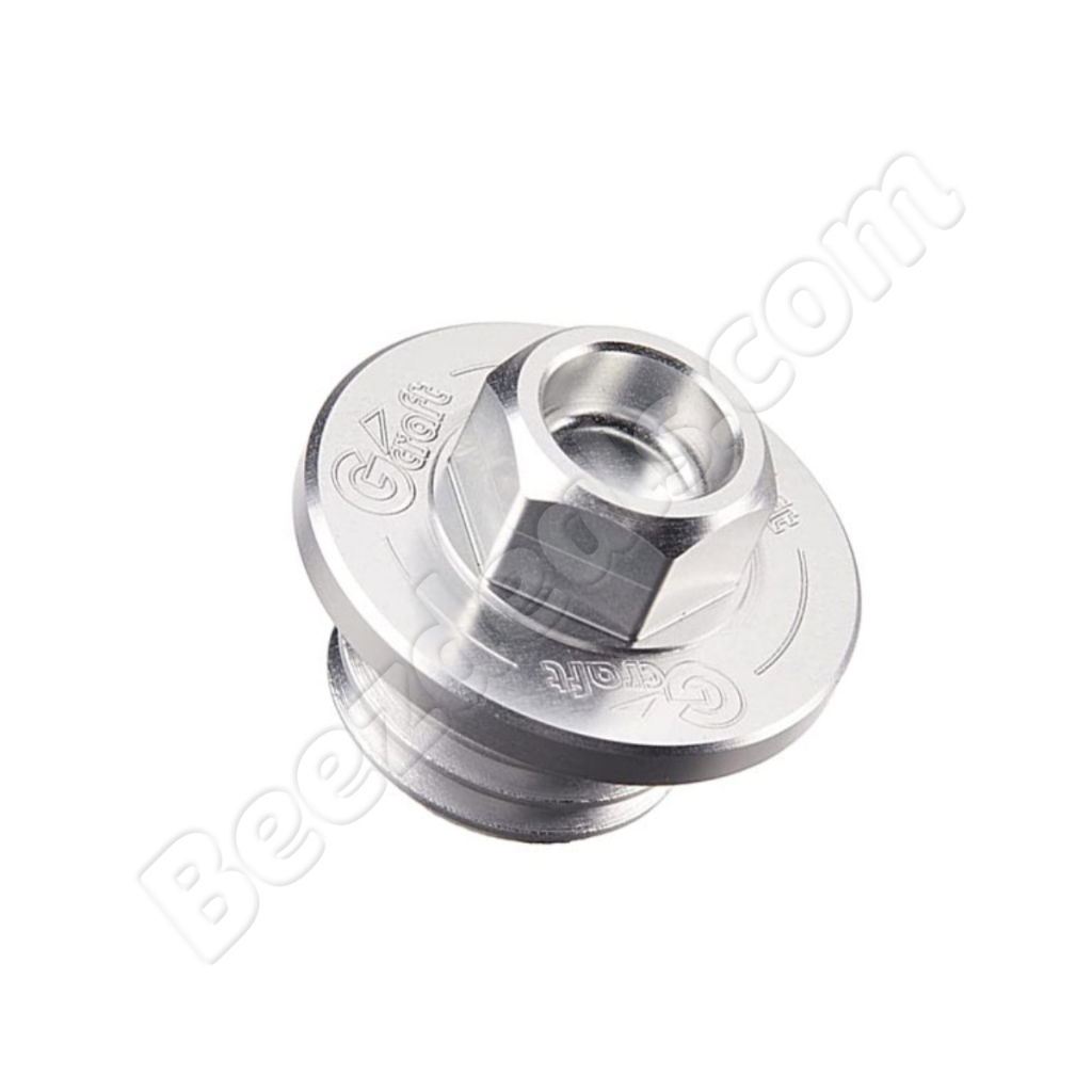 GCRAFT ฝาเติมน้ำมันเครื่อง เงิน Honda Dax 125 | Monkey 125 | CT125 | C125 | MSX 125 | GROM | Wave 12