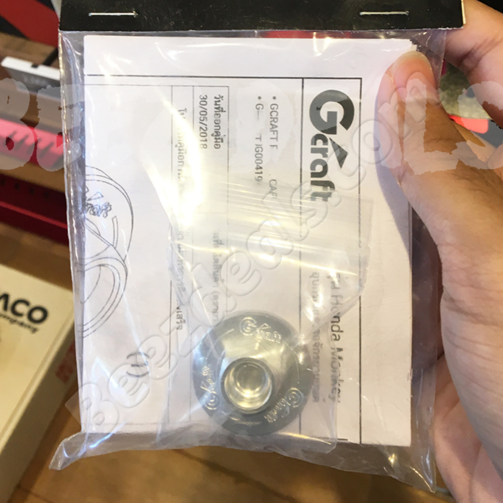 GCRAFT ฝาเติมน้ำมันเครื่อง เงิน Honda Dax 125 | Monkey 125 | CT125 | C125 | MSX 125 | GROM | Wave 125i | Super Cub 110 ราคา ถูกที่สุด ดีลบีเคเค แกลเลอรีภาพที่ 2