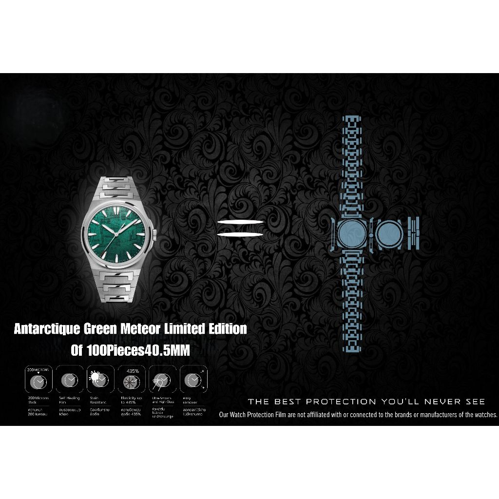 ฟิล์มป้องกันรอยนาฬิกา Watch Protection Film for Czapek Geneve Antarctique Green Meteor Limited Editi