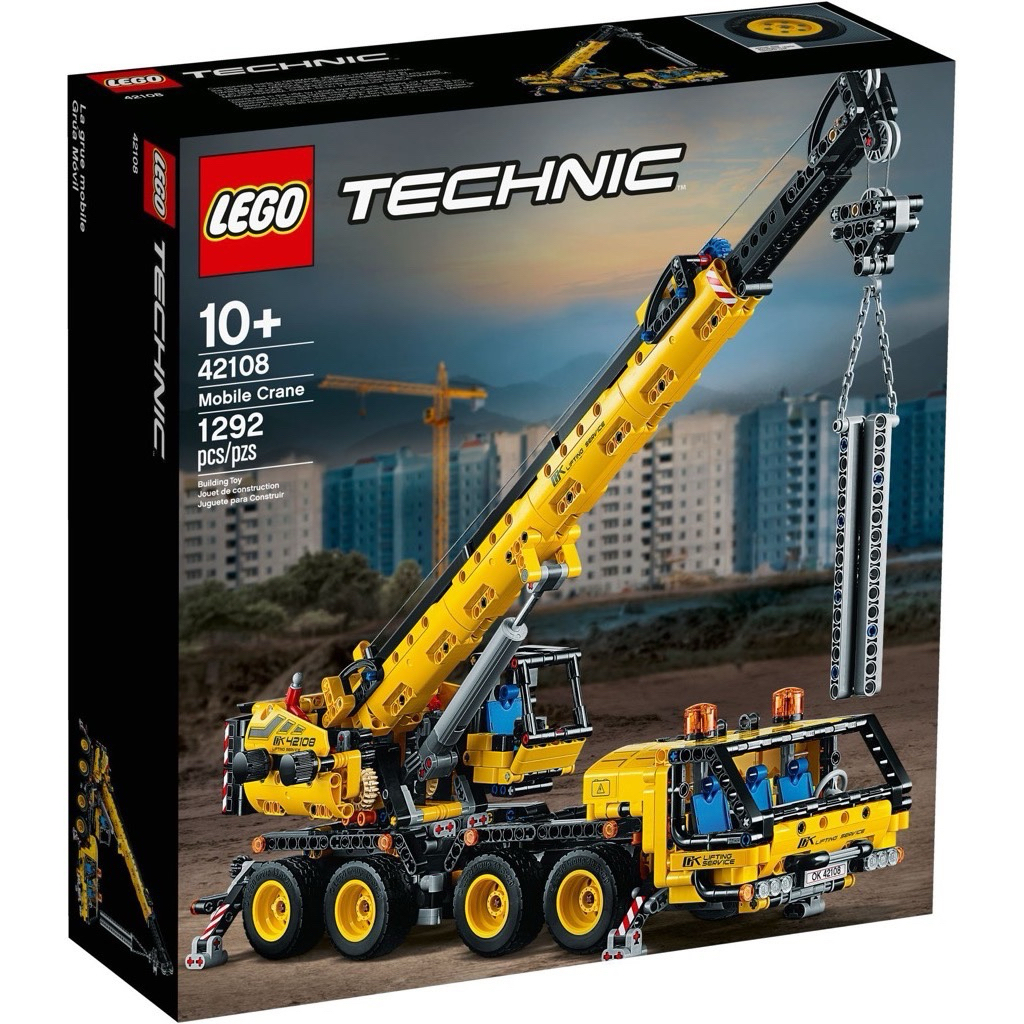 LEGO Technic 42108 Mobile Crane ของแท้ 100% มือหนึ่งกล่องมีรอยบ้างพร้อมส่ง
