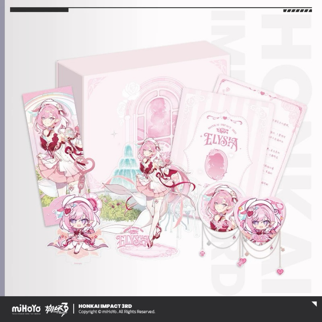 [พร้อมส่ง] Official แท้ Elysia Collection box Honkai impact Mihoyo