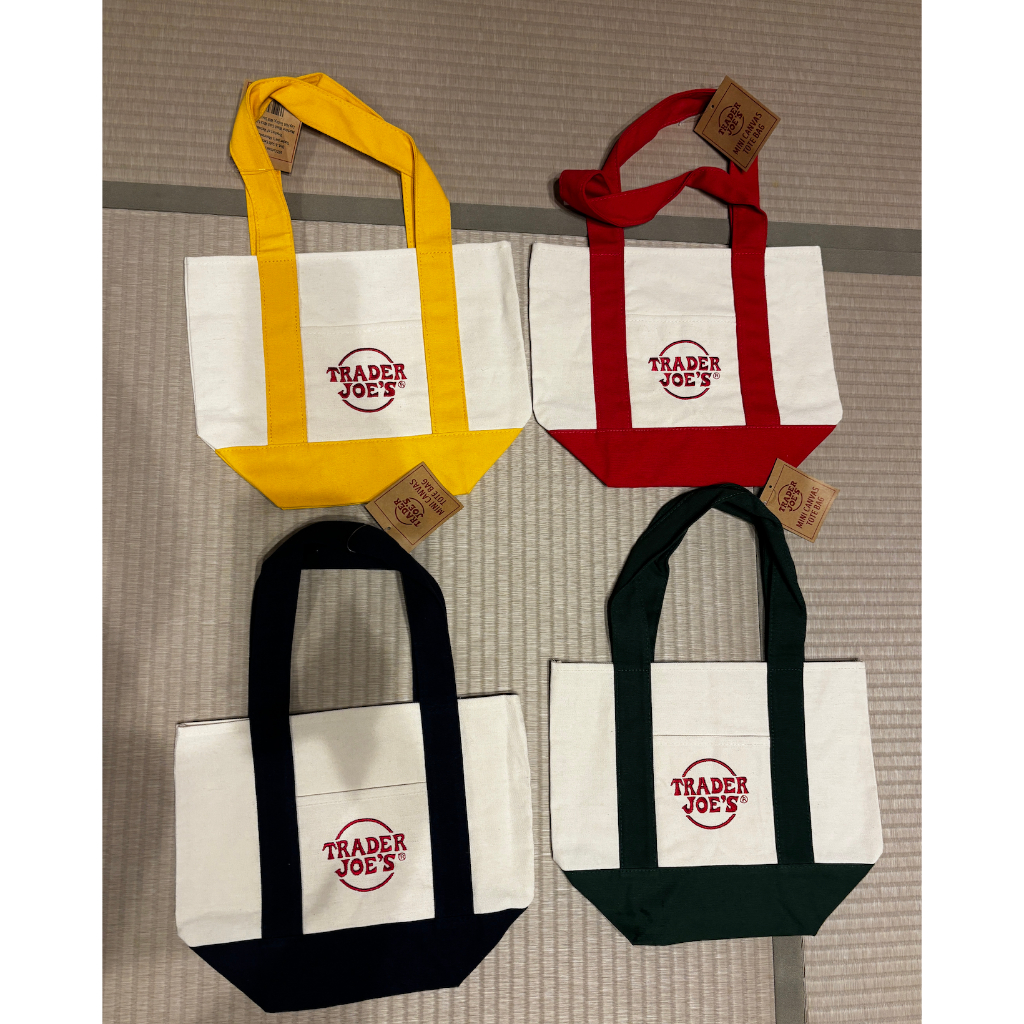 Trader Joe's Mini Tote Bag Classic สีคลาสสิก 4 สี