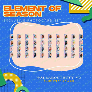 (Pre order) | Exclusive Photocard Set #GMMTVFANIVAL2026