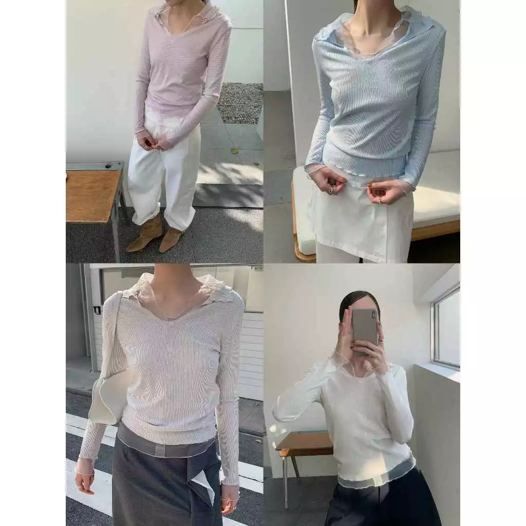 INBYIN - เสื้อแขนยาวเลเยอร์ ANGEL LAYER SET - I3547