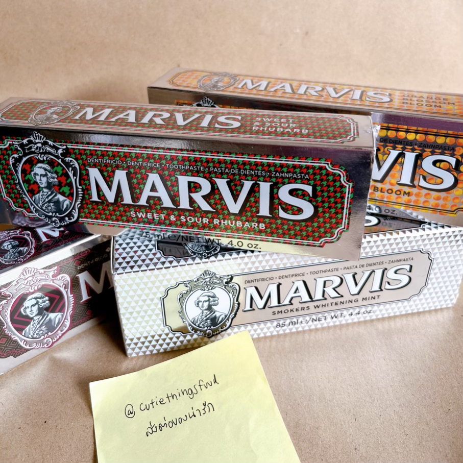 ✅ของใหม่ แท้ ฉลากไทย ยาสีฟัน MARVIS มาร์วิส มีซีล ฉลากไทย หมดอายุ ปี 2027