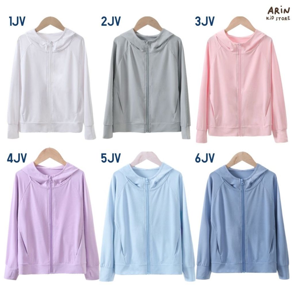 เสื้อกันUV รุ่นJV ของแบรนด์Arin Kids อริน คิดส์