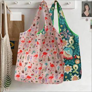 กระเป๋าช้อปปิ้งแบบพับได้ ถุงผ้าช้อปปิ้ง ลดโลกร้อน พกพาสะดวก …