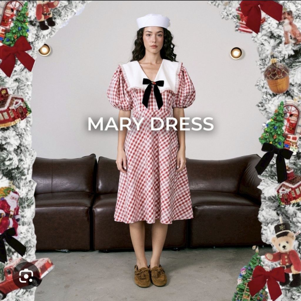 ✌🏻 USED 🌼 P'S MATERIAL : MARY DRESS ✨