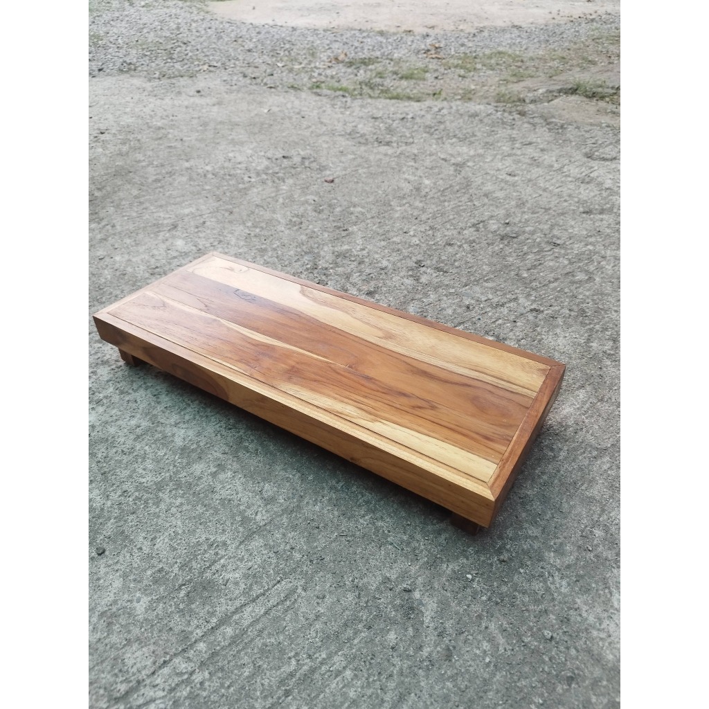 โต๊ะเตี๊ยสไตล์ญี่ปุ่น 20x50x8cm ถาดไม้สไตล์ญี่ปุ่น วางแคคตัส