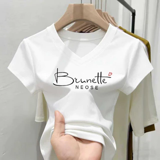 มีให้เลือก 5 สี ตั้งแต่ไซส์ M ถึง 3XL เนื้อผ้าโปร่งสบาย ระบายอากาศได้ดี ราคาส่ง เสื้อผู้หญิงทรงเข้ารูป สไตล์เกาหลีวัยรุ่