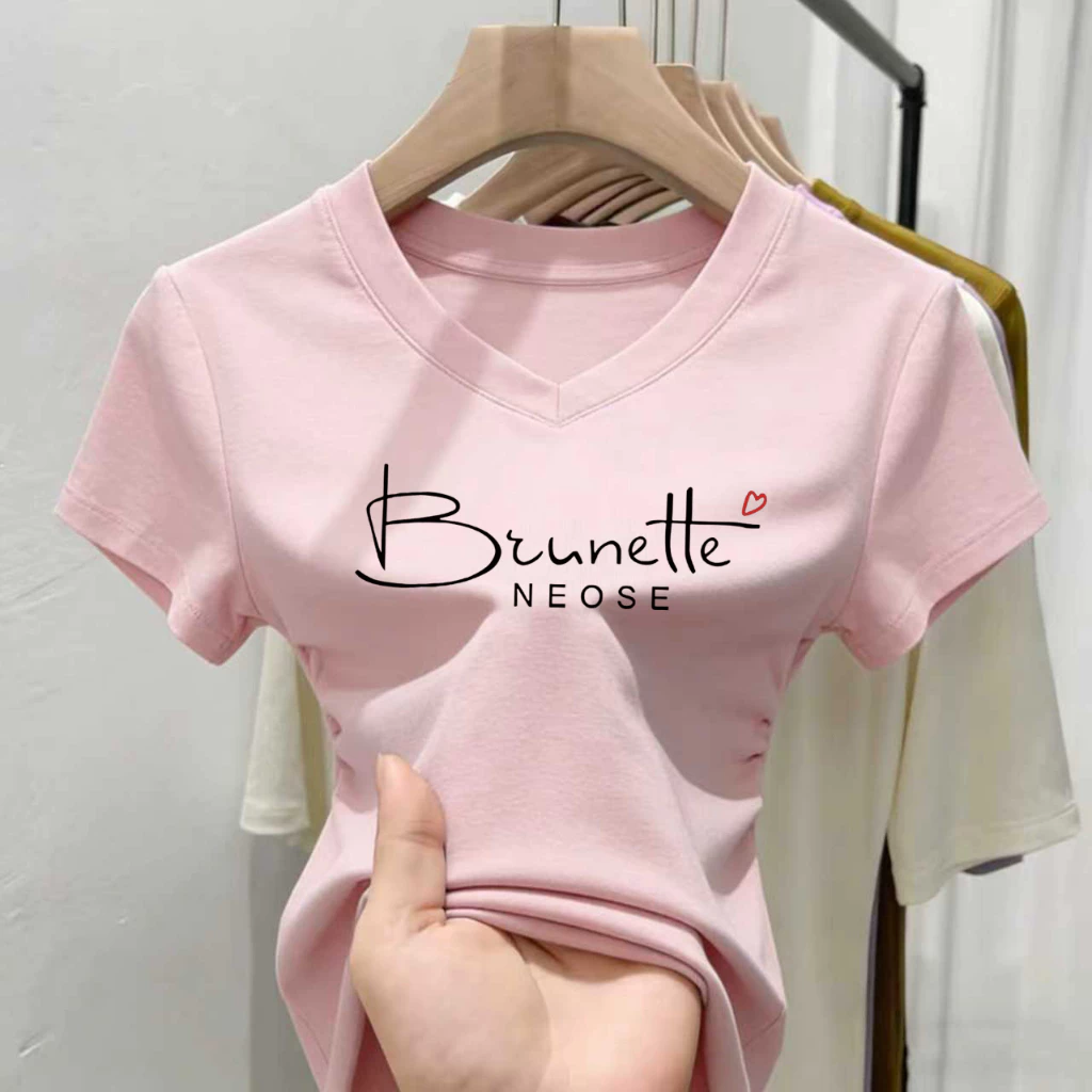 มีให้เลือก 5 สี ตั้งแต่ไซส์ M ถึง 3XL เนื้อผ้าโปร่งสบาย ระบายอากาศได้ดี ราคาส่ง เสื้อผู้หญิงทรงเข้ารูป สไตล์เกาหลีวัยรุ่