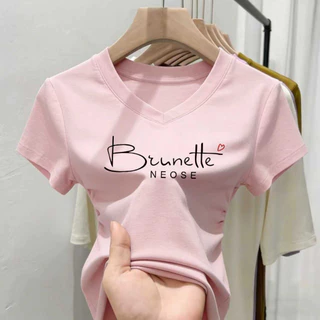 มีให้เลือก 5 สี ตั้งแต่ไซส์ M ถึง 3XL เนื้อผ้าโปร่งสบาย ระบายอากาศได้ดี ราคาส่ง เสื้อผู้หญิงทรงเข้ารูป สไตล์เกาหลีวัยรุ่