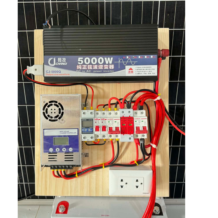 ชุดคอลโทรลชุดนอนนาโซล่าเซลล์24v5000w mppt60aกันฟ้าผ่าและชิโนไทม์เมอร์พร้อมส่งในไทยหุงข้าวได้