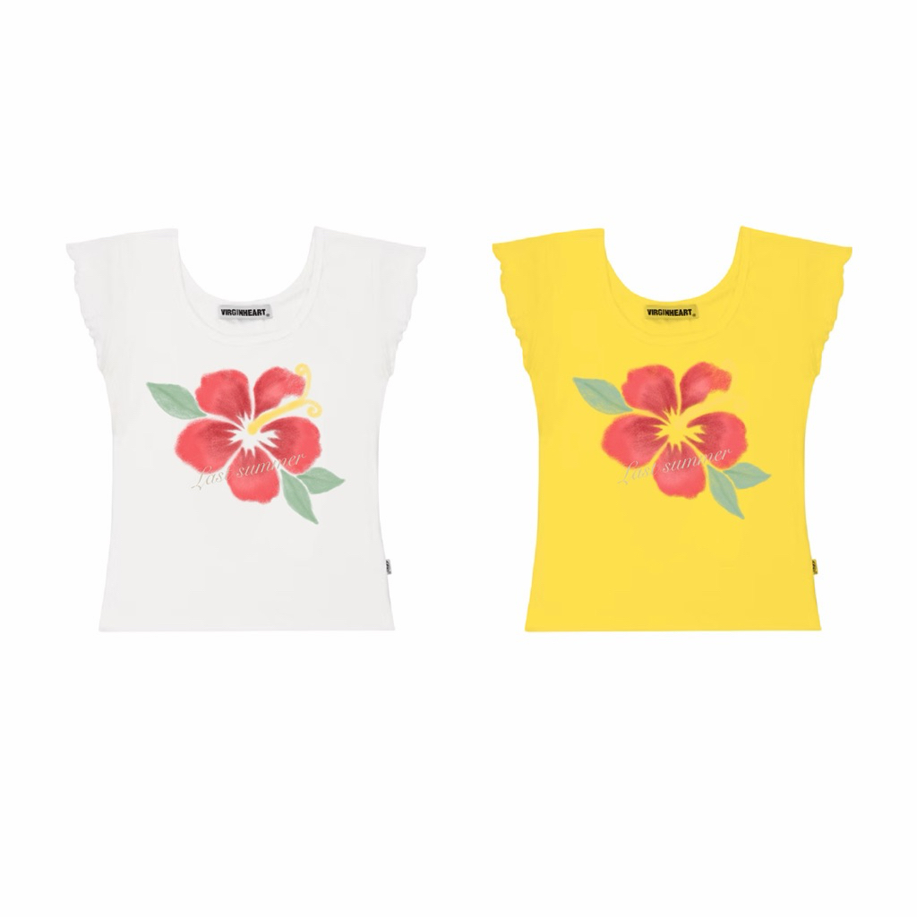 PREORDER VGH hibiscus top ( แขนระบาย )