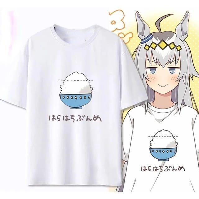 อะนิเมะ Uma Musume: Pretty Derby Oguri Cap Cosplay เสื้อยืด ผู้ชาย ผู้หญิง ชั้นบน