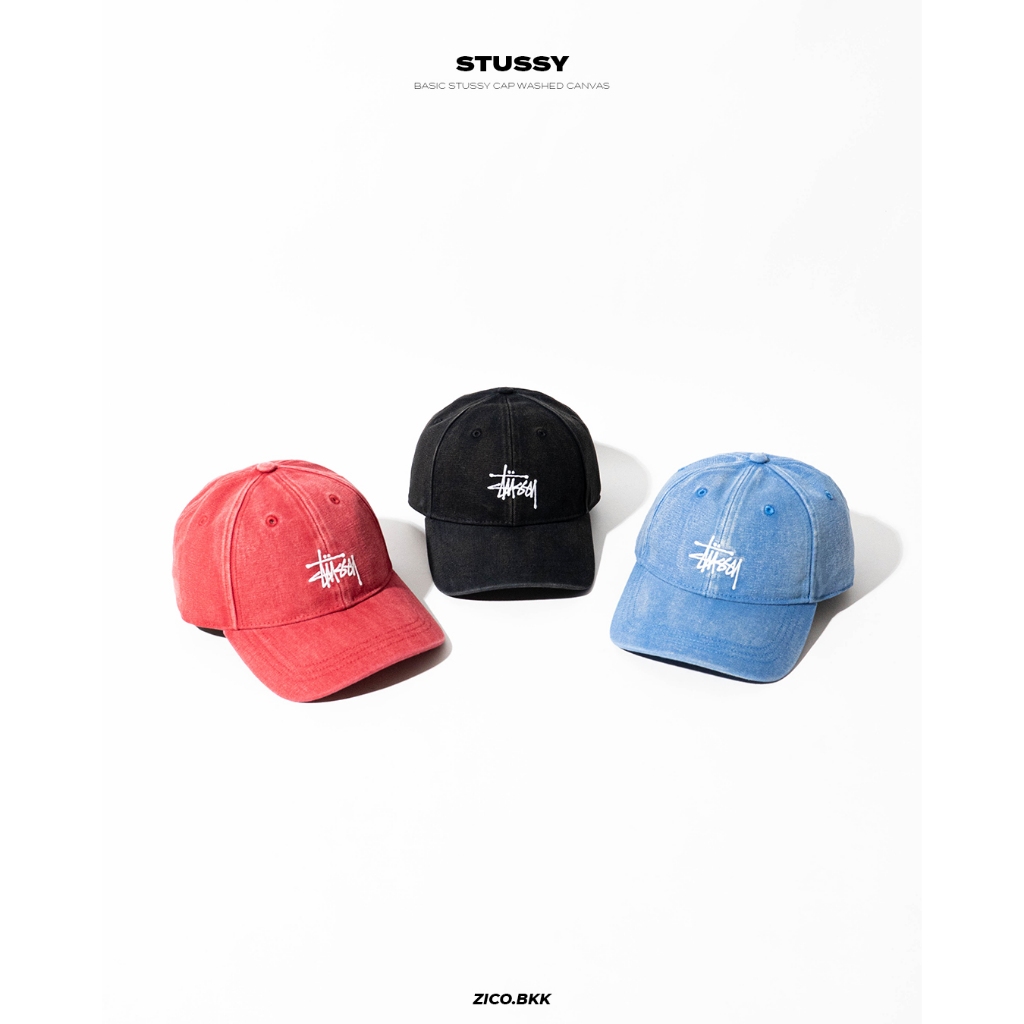 Stussy Basic Stussy Cap Washed Canvas