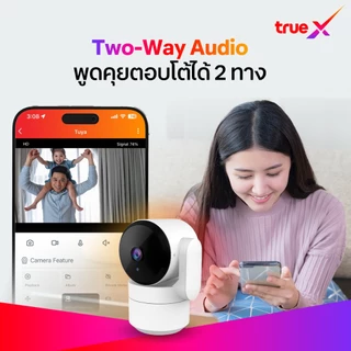 กล้องพร้อมคลาวด์ 12 เดือน กล้องวงจรปิดอัจฉริยะ 4 Compact TrueX Smart Camera 4 Compact