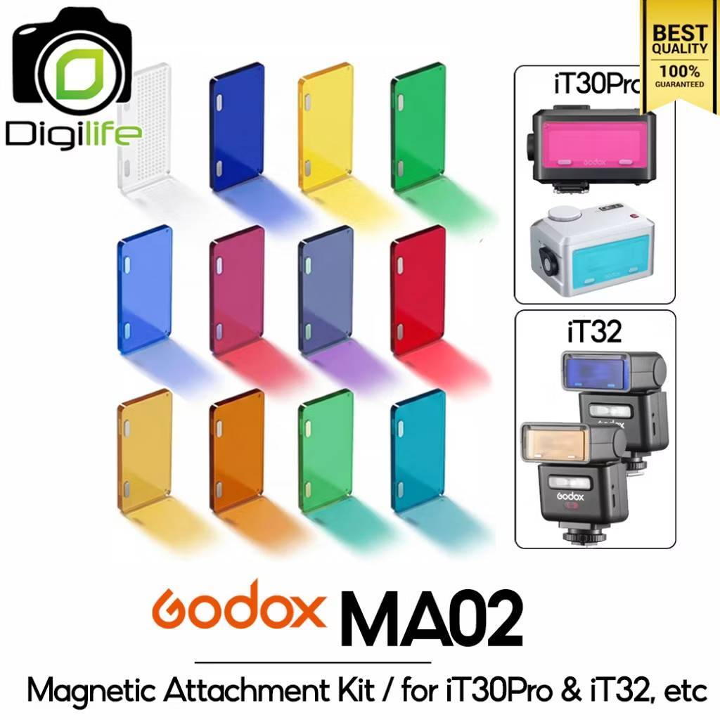 Godox MA02 - Magnetic Attachment Kit Filter for iT32, iT30Pro, etc / Digilife Thailand