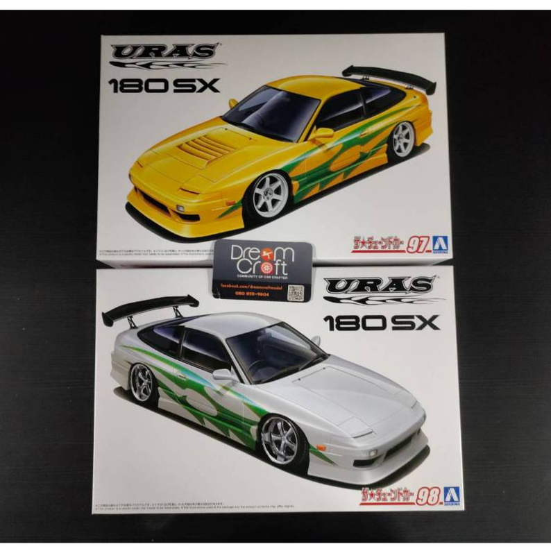 AOSHIMA 1/24 URAS RPS13 180SX '96 (โมเดลรถประกอบ Model DreamCraft)