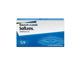 Bausch & Lomb SofLens59 รายเดือน คอนแทคเลนส์ใส บลอช แอนด์ ลอมบ์ จำนวน/กล่อง 6 ชิ้น
