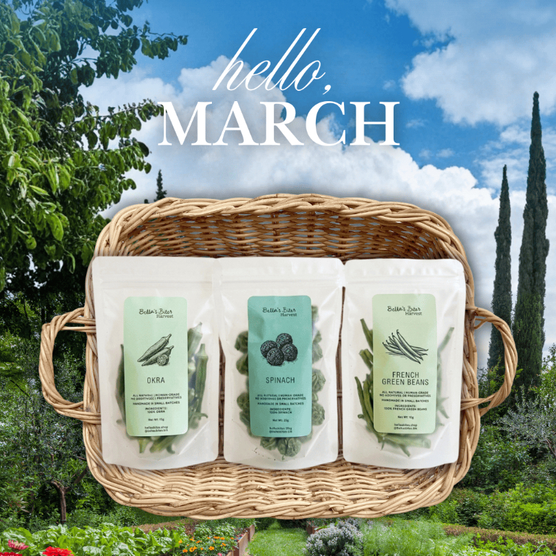 ผักผลไม้ฟรีซดราย Bella's Bites Monthly Harvest Box