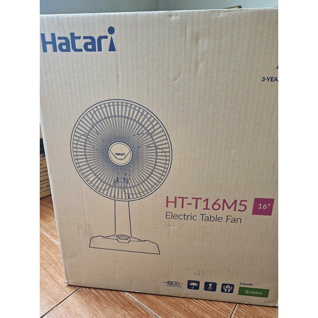Hatari พัดลมตั้งโต๊ะ 16 นิ้ว รุ่น HT-T16M5