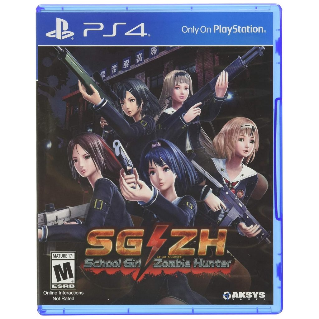 School girl Zombie Hunter วิดีโอเกม PS4 โซนอเมริกา