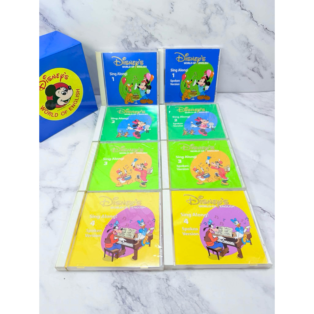 Disney’s WORLD OF ENGLISH แผ่น CD จำนวน 8 แผ่นพร้อมกล่อง (น3 : 2297)สินค้าใหม่