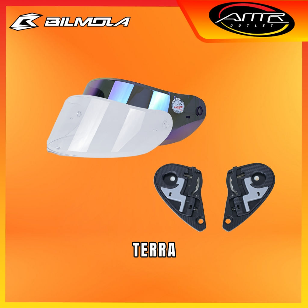 ชิลด์/ชุดยึดชิลด์/แผ่นใต้คาง หมวกกันน็อค Bilmola รุ่น Terra/RSLT