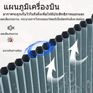 ประตูพับรังผึ้ง ประตูเลื่อน PVC ประตูดึงและดัน โครงอลูมิเนียม ไม่ต้องเจาะ ติดตั้งสะดวก ขนาดครบ