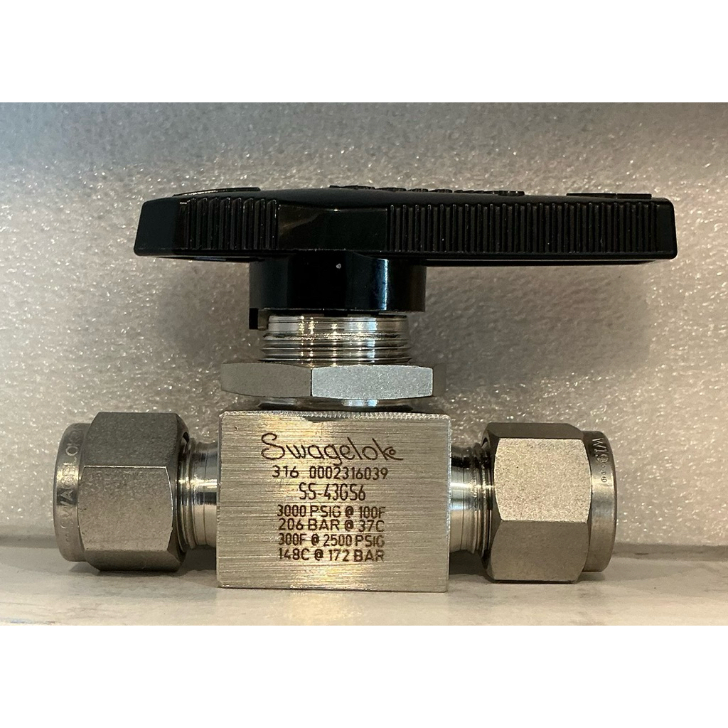 SS-43GS6,Ball Valve OD.3/8”,SWAGELOK,SS316