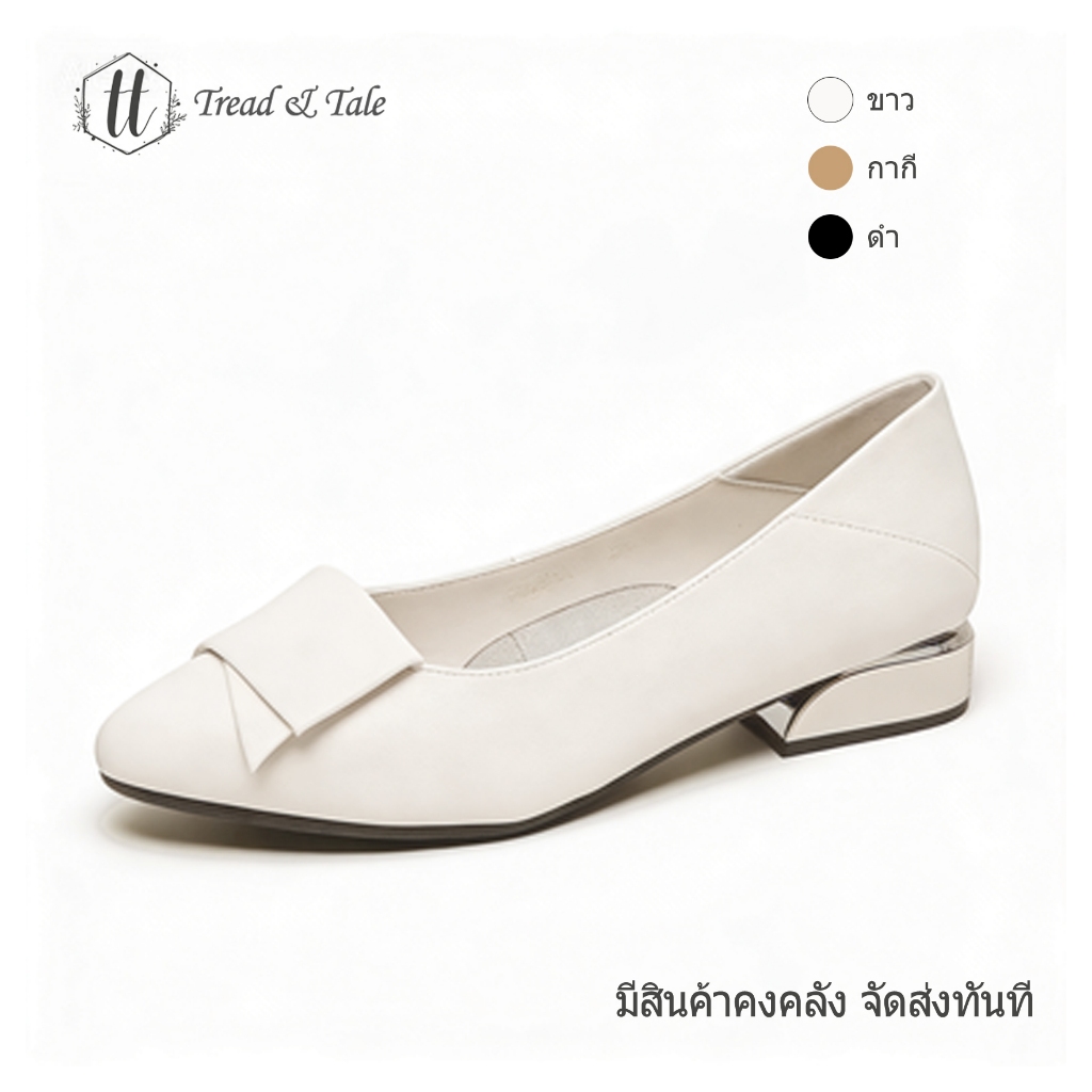 (พร้อมส่งจากไทย)ผู้หญิงรองเท้าทำงานพิเศษหนังแท้ทำด้วยมือดีรองเท้าหนังสุภาพสตรีสบาย 35/36/37/38/39/40