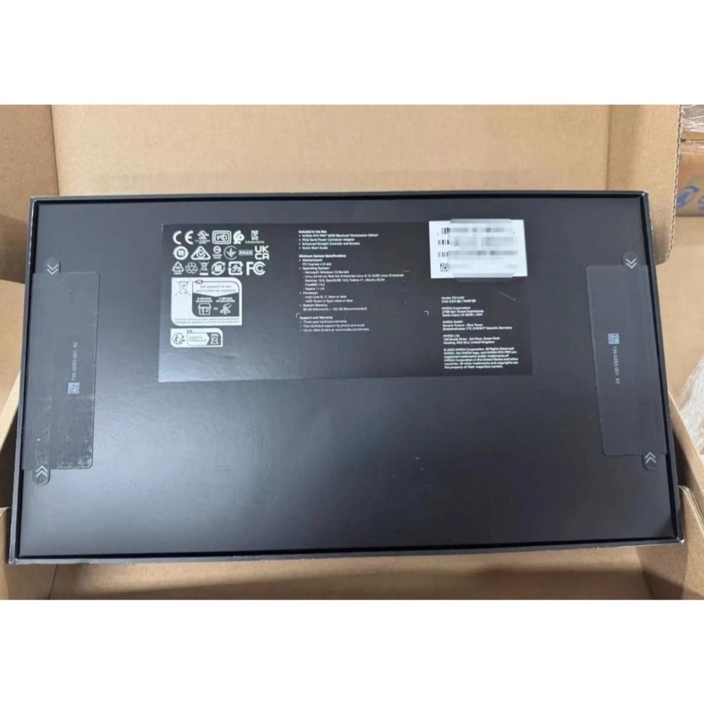 NVIDIA RTX PRO 6000 96GB Blackwell Workstation Edition Graphics Card AI GPU