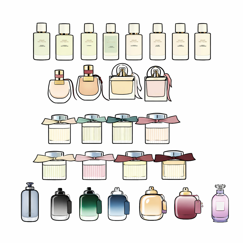 น้ำหอม C ชุดที่ 4 น้ำหอมผู้ชาย น้ำหอมผู้หญิง น้ำหอมพร้อมส่ง หลอดใส่น้ำหอม รวมในชุดเดียว