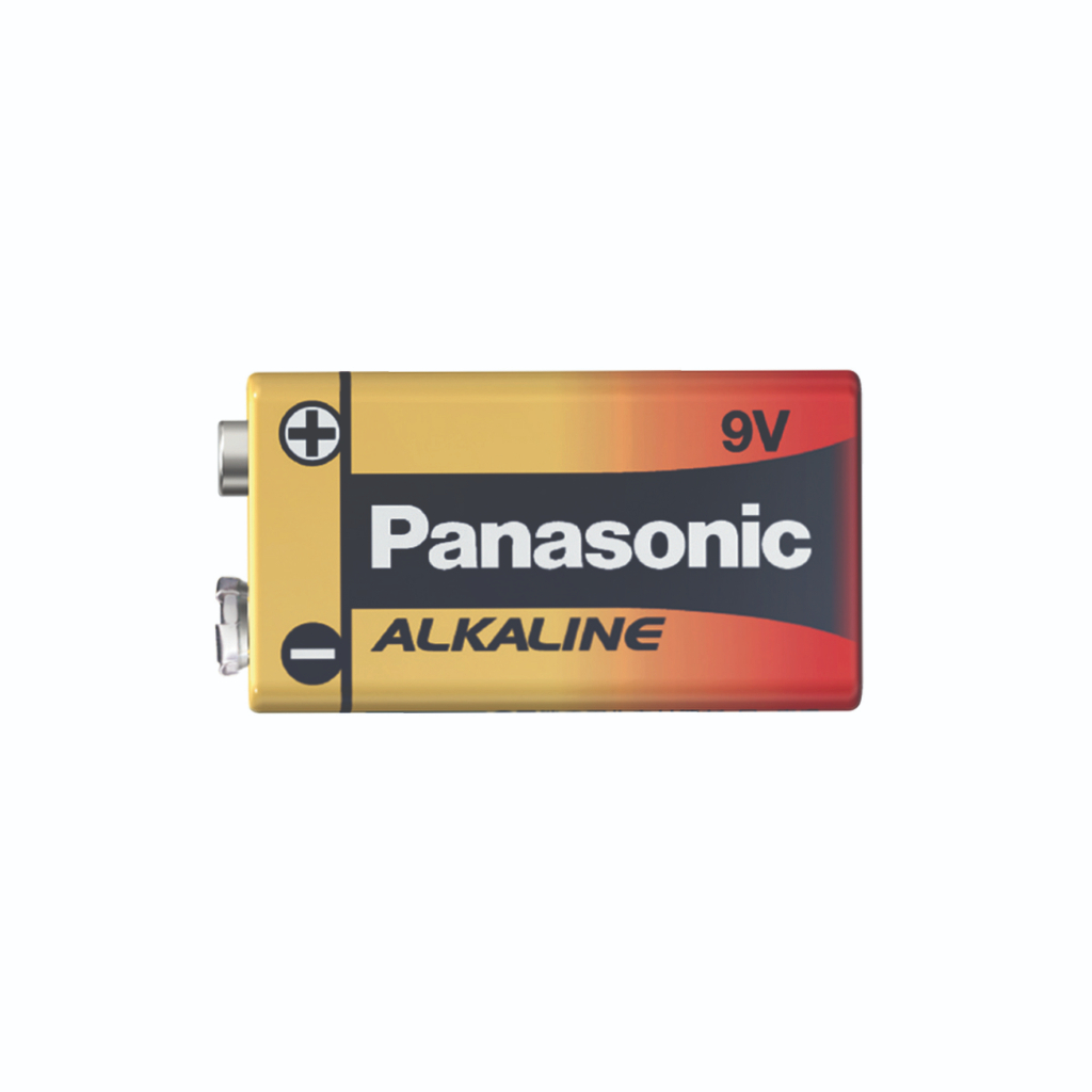 PANASONIC ถ่านอัลคาไลน์ รุ่น 6LR61T/1SL สีทอง ขนาด 9V (1 ก้อน)
