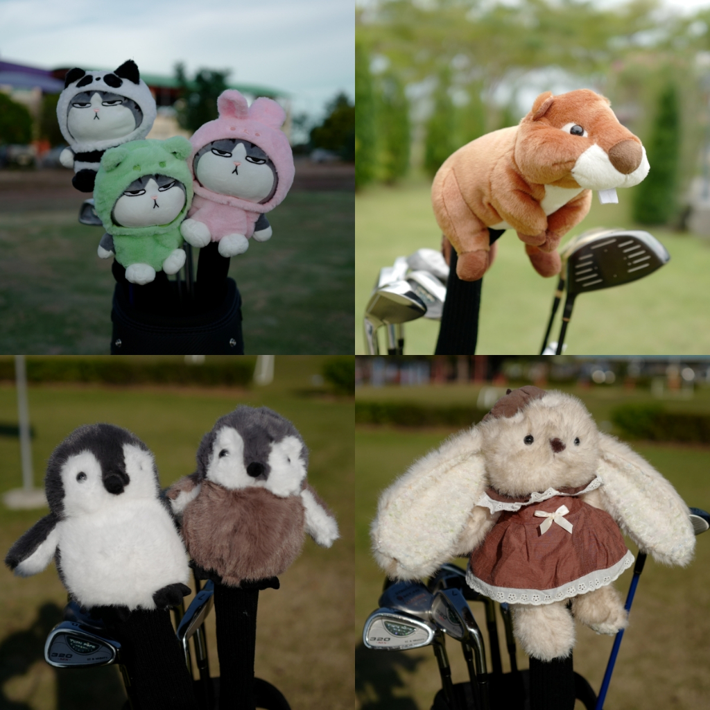 ตุ๊กตาครอบหัวไม้กอล์ฟคาปิบารา Golf Head Cover for DRIVER or FAIRWAY, HYBRID