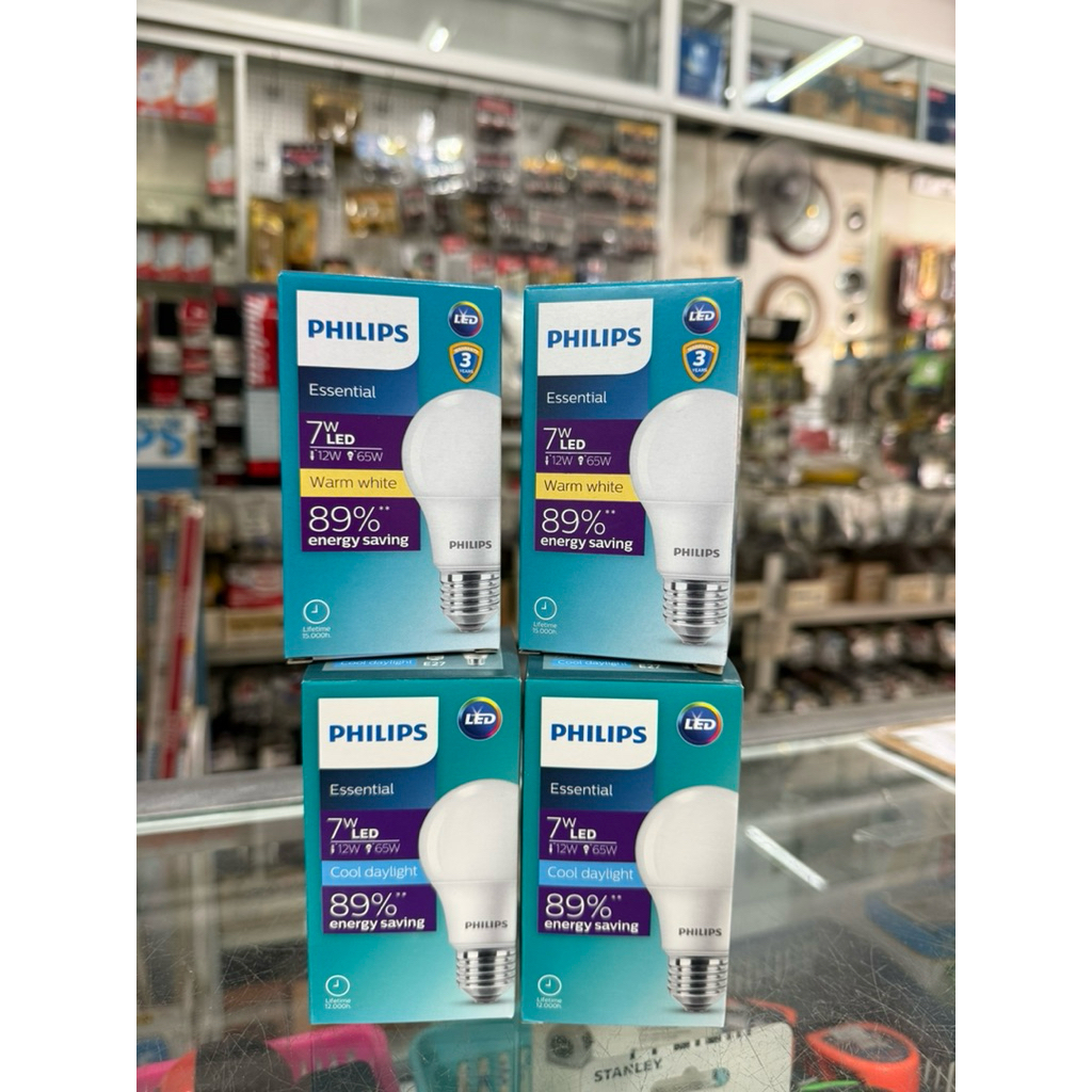 Philips หลอดไฟ LED Essential 7W