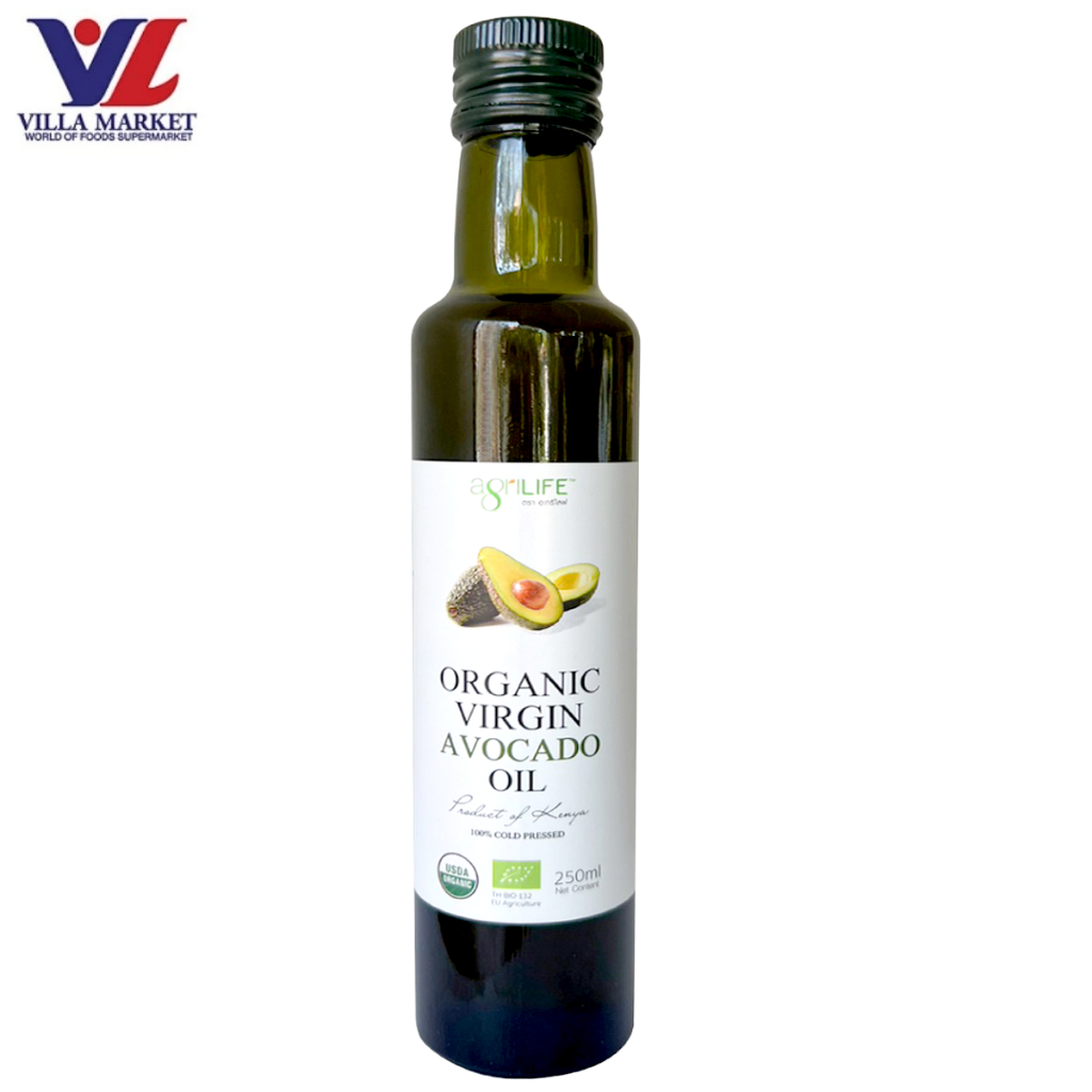 AgriLife Organic Virgin Avocado Oil 250ml น้ำมันอะโวคาโดออร์แกนิคสกัดเย็น
