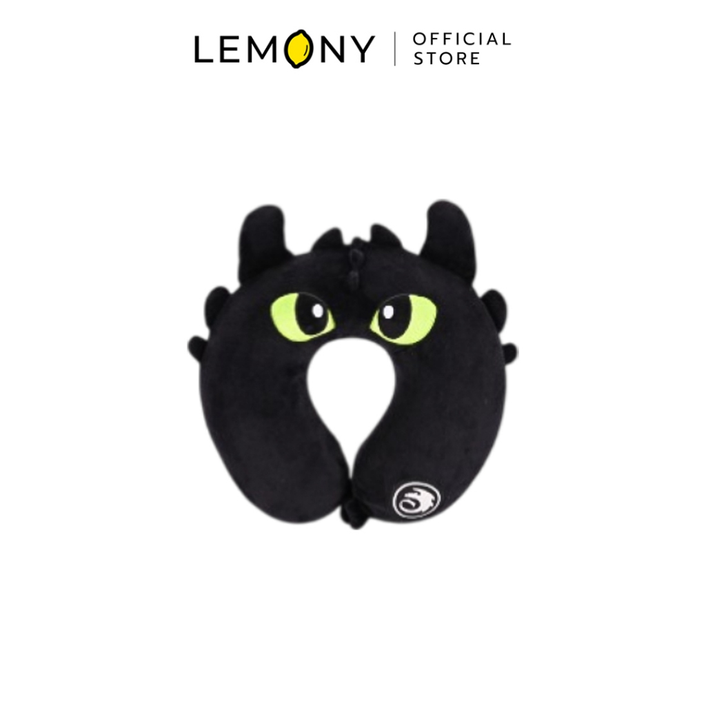 LEMONY หมอนรองคอรูปตัวยู เขี้ยวกุด ซีรีส์ Night Fury Disney How to Train Your Dragon Collection
