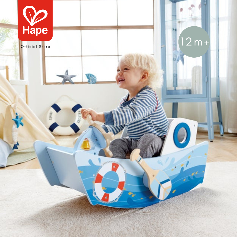 Hape - Captain's Rocking Boat        เรือโยกไม้        12M+ รูปที่ 2