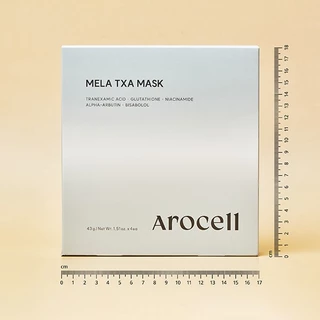 🌟พร้อมส่ง!!!🌟Arocell Mela TXA Mask Sheet 4 แผ่น/กล่อง มาส์กฝ้า