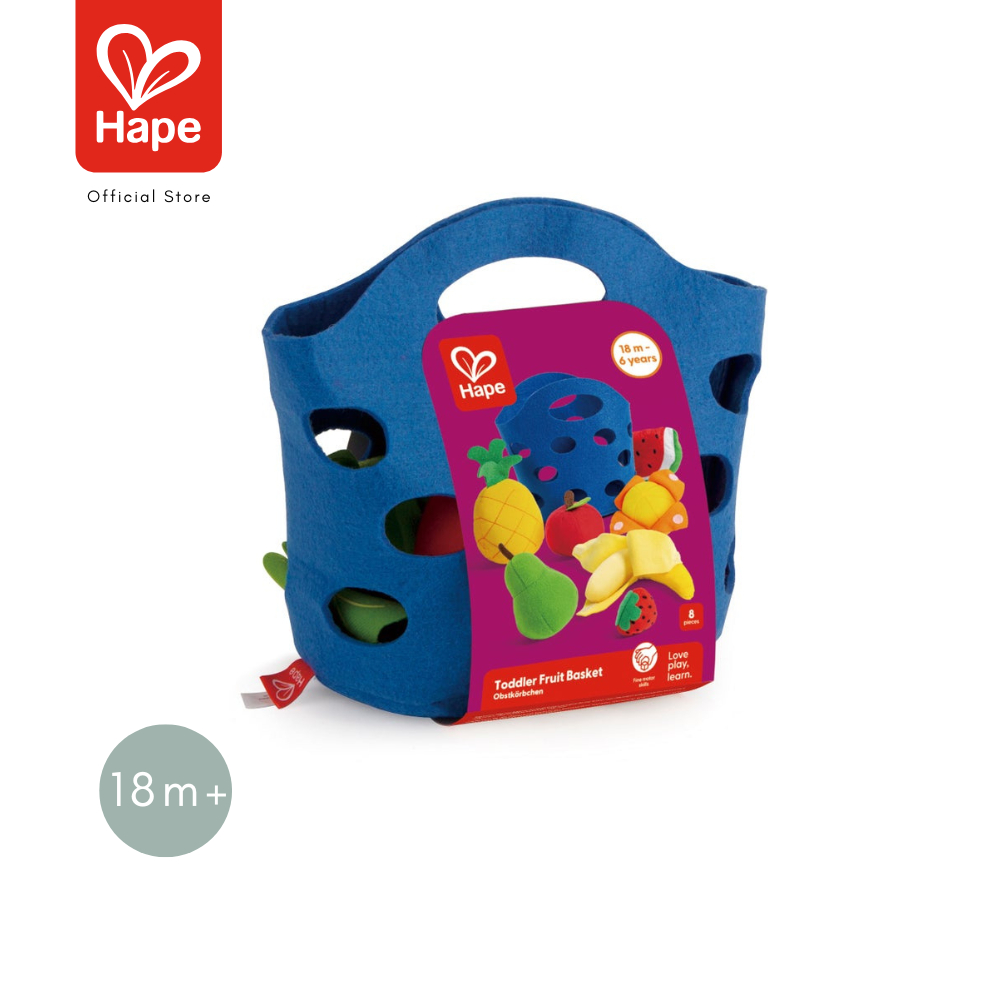 Hape Toddler Fruit Basket	ตะกร้าผลไม้นุ่มนิ่ม	18M+ รูปที่ 8
