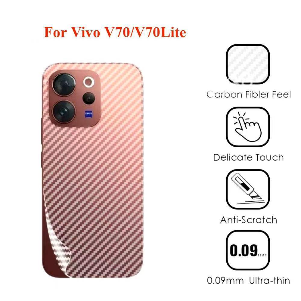 Vivo V70/Vivo V70 Elite(ส่งในไทย)ฟิล์มหลังลายเคฟล่าVivo V70Elite 5G/Vivo V70 5Gตรงรุ่น