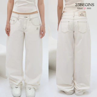 Courtney Jeans กางเกงยีนส์เอวต่ำ (1112)
