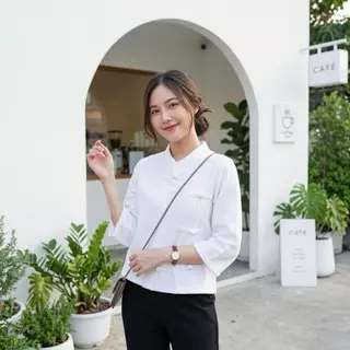 เสื้อผ้าฝ้ายด๊อบบี้ เนื้อนุ่มใส่สบาย ตัวผ้าทอลายนูนมีเอกลักษณ์ เสื้อผ้าฝ้ายผู้หญิง