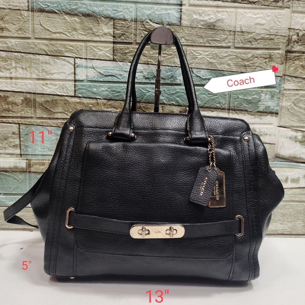  Coach Swagger Frame Satchel 