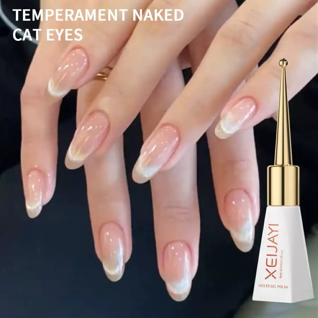 ✨ เจลลูกแก้วโทนนู้ดสุดละมุน ✨ “Naked Cat Eyes” สวยแพงแบบลูกคุณหนู ดูมือขาว ผิวสว่างขึ้นทันที