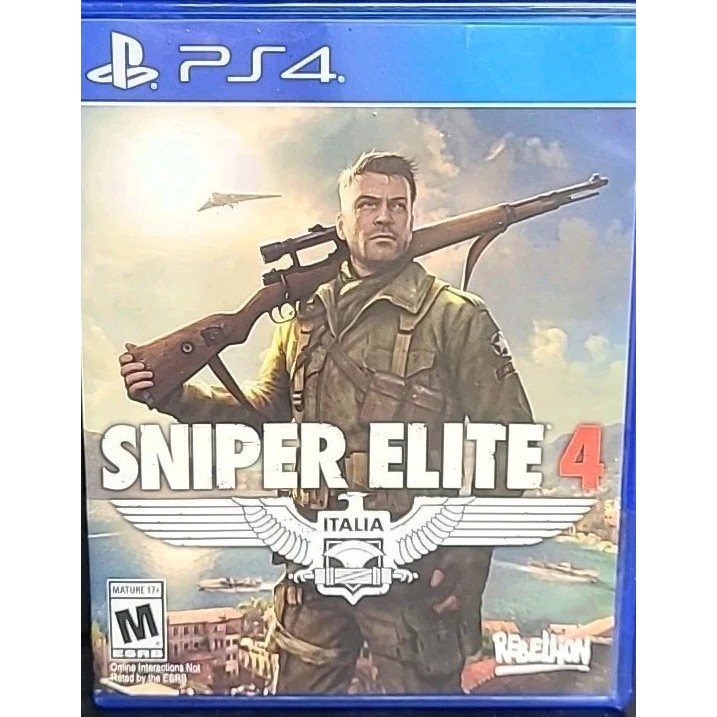 Sniper Elite 4 วิดีโอเกม PS4 โซนสหรัฐอเมริกา