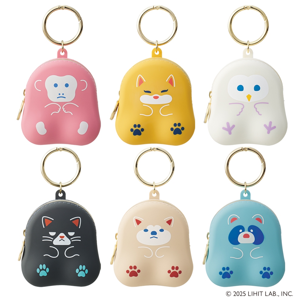 (Limited Edition) LIHIT Cafe Punilabo Sitting Mini Pouch (กระเป๋าซิลิโคนอเนกประสงค์ไซส์มินิ) A-8820