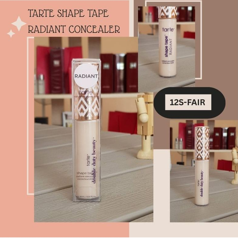 คอนซีลเลอร์ Tarte shape tape radiant concealer 10ml 12S-FAIR